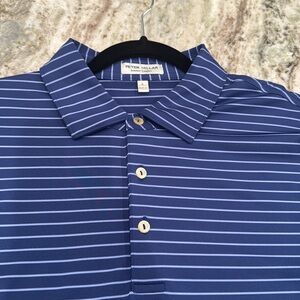 Peter Millar Summer Comfort Large Polo Dark Blue